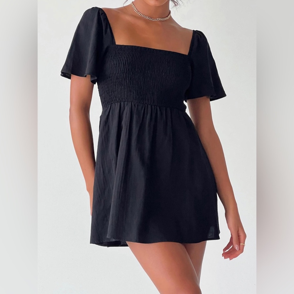 Princess Polly Summer Nights Mini Dress Black